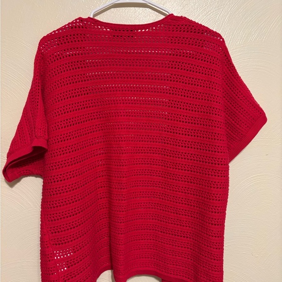 Jones New York Vibrant Red Knit Cardigan - Picture 8 of 8